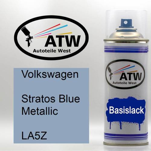 Volkswagen, Stratos Blue Metallic, LA5Z: 400ml Sprühdose, von ATW Autoteile West.